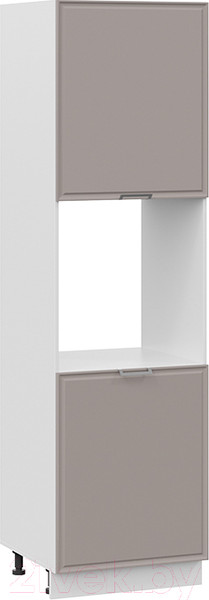 Изображение товара Шкаф-пенал кухонный ТриЯ Белладжио 1П6 (белый/софт капучино)