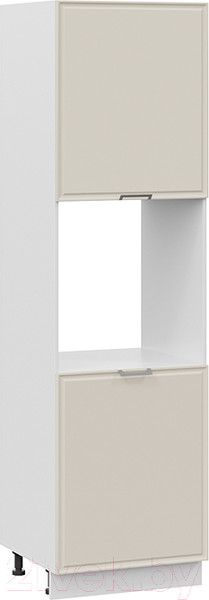 Изображение товара Шкаф-пенал кухонный ТриЯ Белладжио 1П6 (белый/софт панакота)