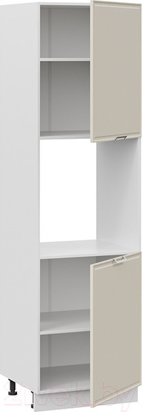 Изображение товара Шкаф-пенал кухонный ТриЯ Белладжио 1П6 (белый/софт панакота)