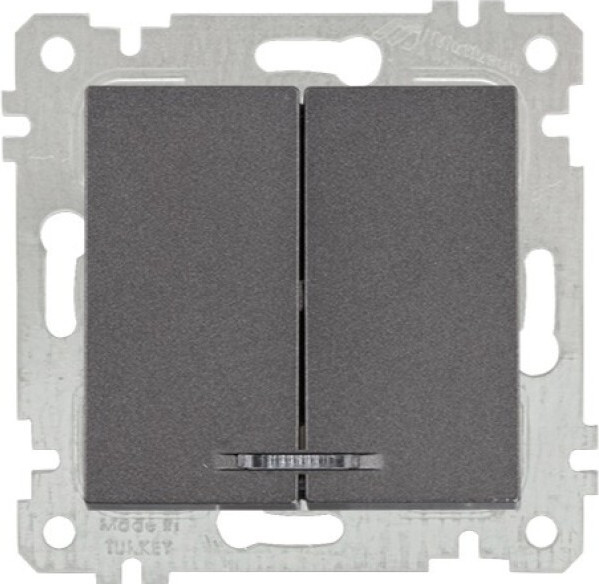 Изображение товара Выключатель Mutlusan Rita 2200-426-0195 (дымчатый)