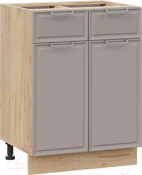 Изображение товара Шкаф-стол кухонный ТриЯ Белладжио 1Н6Я1 (дуб крафт золотой/софт капучино)