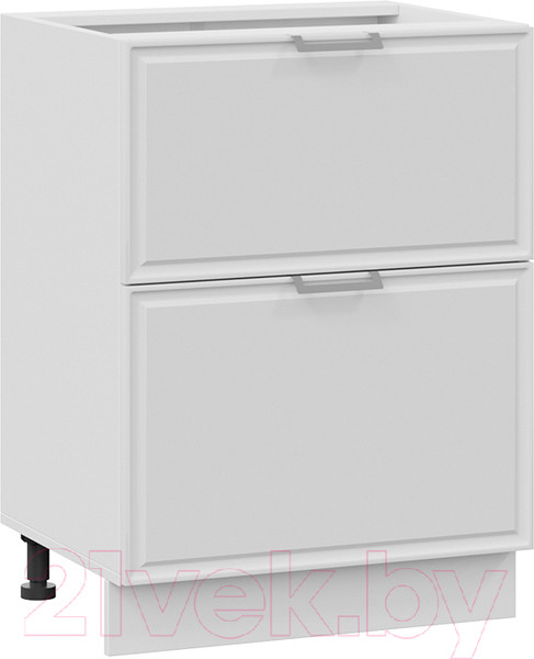 Изображение товара Шкаф-стол кухонный ТриЯ Белладжио 1Н6Я2 (белый/фон белый)