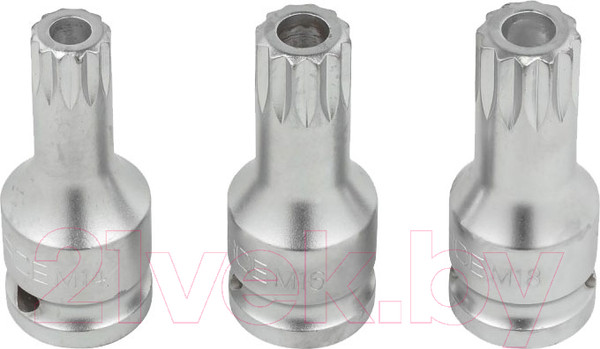 Изображение товара Набор головок слесарных RockForce RF-248060-3 (51722)