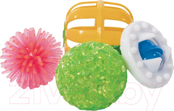 Изображение товара Набор игрушек для кошек Triol 3 мяча, погремушка XW7017 / 22181067