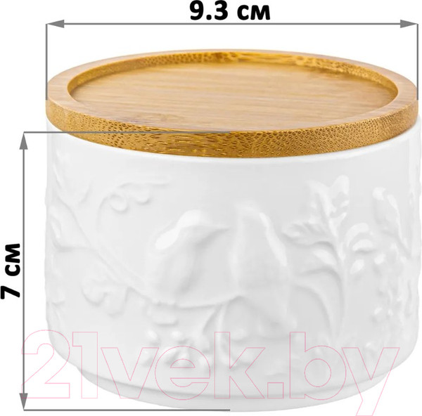 Изображение товара Набор емкостей для хранения Elan Gallery Птички на ветке / 540197_3