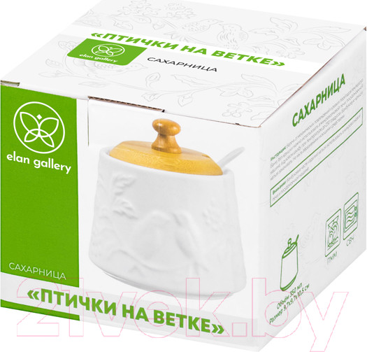 Изображение товара Набор сахарниц Elan Gallery Птички на ветке / 540213_2
