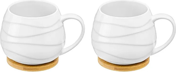 Изображение товара Набор кружек Elan Gallery Айсберг волны с крышками / 540391_2 