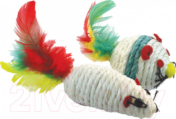 Изображение товара Набор игрушек для кошек Triol 2 мыши XW7013 / 22181061