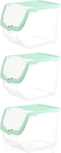 Изображение товара Набор контейнеров El Casa 640185_3 (фисташковый)