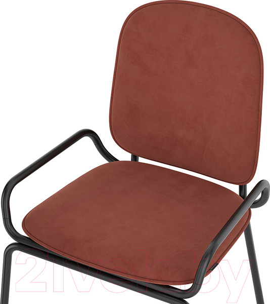 Изображение товара Стул Latitude Ror Double Frame / RORCH2FRBKVLRDRD (черный/темно-красный)