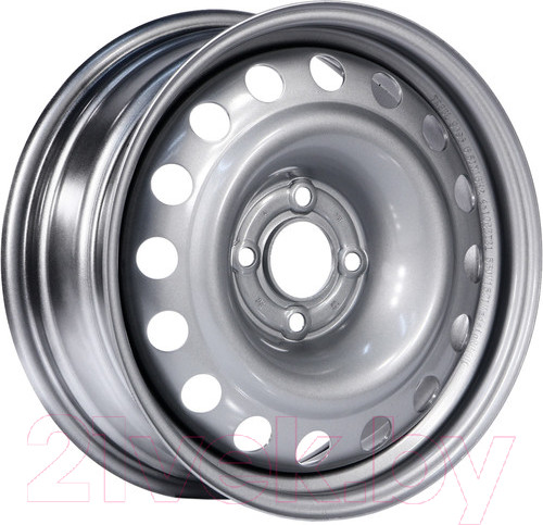 Изображение товара Штампованный диск Trebl 9695T 16x6.5" 4x108мм DIA 65.1мм ET 31мм Silver