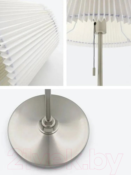 Изображение товара Торшер ArtStyle HT-767WN (никель/белый)