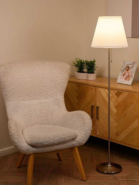 Изображение товара Торшер ArtStyle HT-767WN (никель/белый)