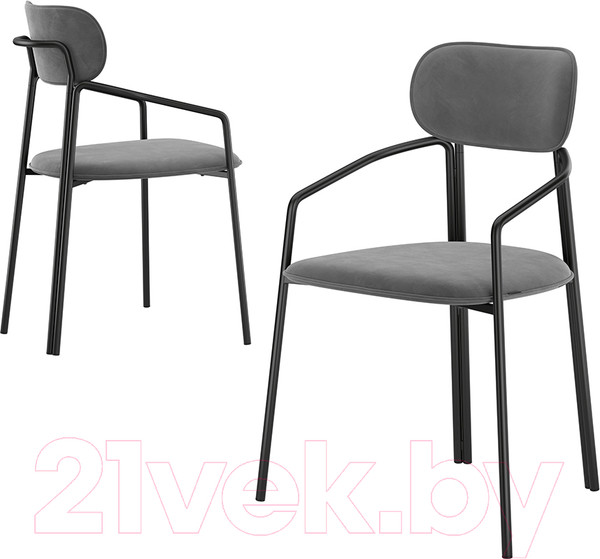 Изображение товара Стул Latitude Ror Round / RORCHRBKVLRGR (черный/серый)