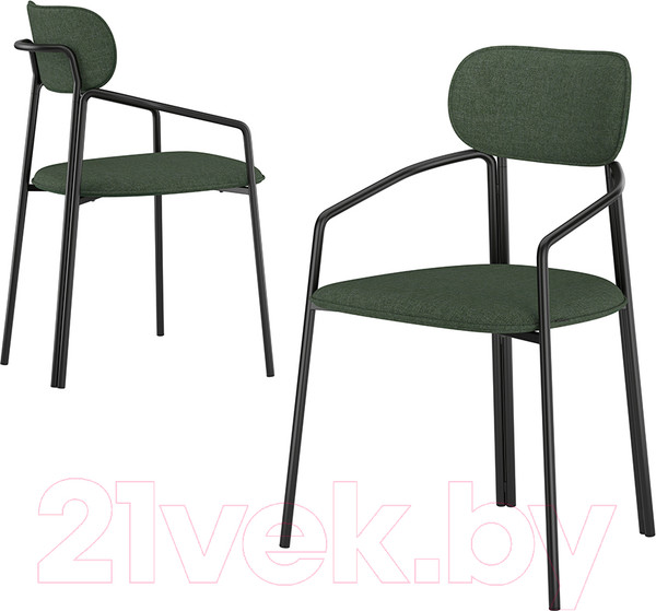 Изображение товара Стул Latitude Ror Round / RORCHRBKBSKGRN (черный/зеленый)