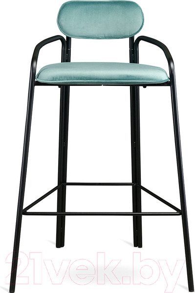 Изображение товара Стул барный Latitude Ror Round / RORBCHRBKVLRLBLGRN (черный/светло-бирюзовый)