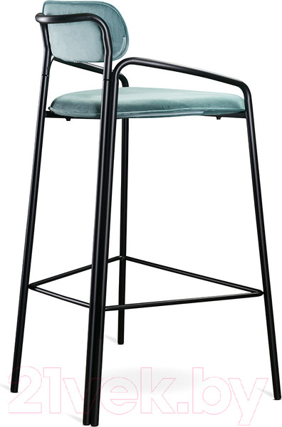 Изображение товара Стул барный Latitude Ror Round / RORBCHRBKVLRLBLGRN (черный/светло-бирюзовый)