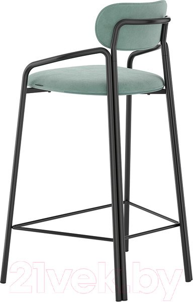 Изображение товара Стул барный Latitude Ror Round / RORBSCHRBKVLRLBLGRN (черный/светло-бирюзовый)