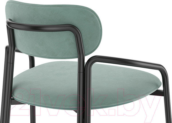 Изображение товара Стул барный Latitude Ror Round / RORBSCHRBKVLRLBLGRN (черный/светло-бирюзовый)