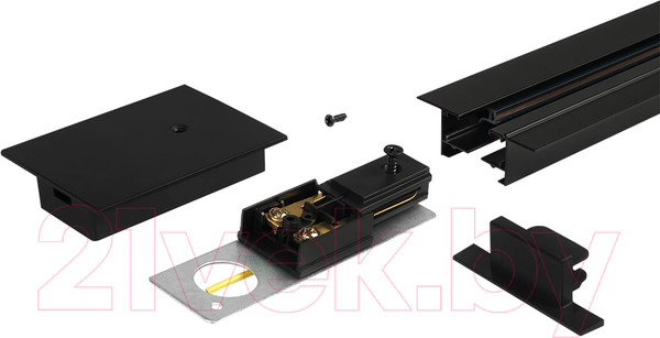 Изображение товара Шинопровод JAZZway PTR/R 2M-BL / 5031623 (2м, черный)