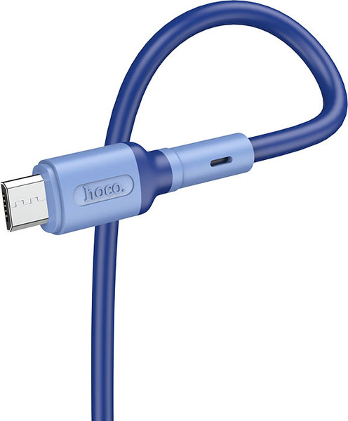 Изображение товара Кабель Hoco X65 USB (m)-microUSB (m) (1м, синий)