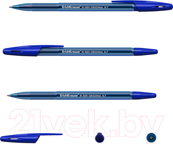 Изображение товара Ручка шариковая Erich Krause R-301 Original Stick / 56616 (синий)
