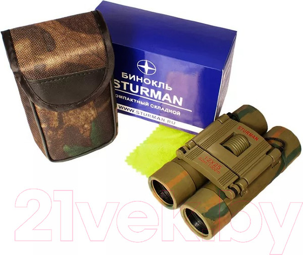 Изображение товара Бинокль Sturman 12x25 / 1075649 (камуфляжный)