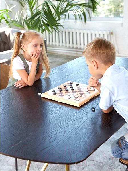 Изображение товара Набор настольных игр Десятое королевство Шашки-Шахматы / 03880