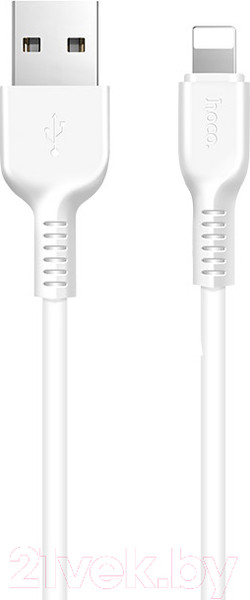 Изображение товара Кабель Hoco X13 USB (m)-Lightning (1м, белый)