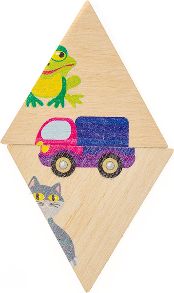 Изображение товара Развивающая игра Десятое королевство Занимательные треугольники / 00777