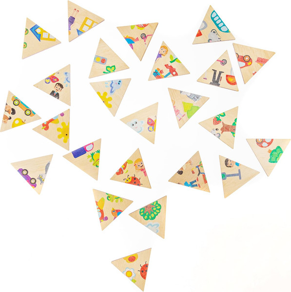 Изображение товара Развивающая игра Десятое королевство Занимательные треугольники / 00777