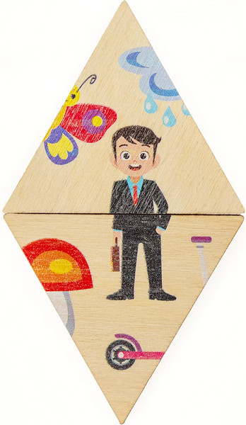 Изображение товара Развивающая игра Десятое королевство Занимательные треугольники / 00777