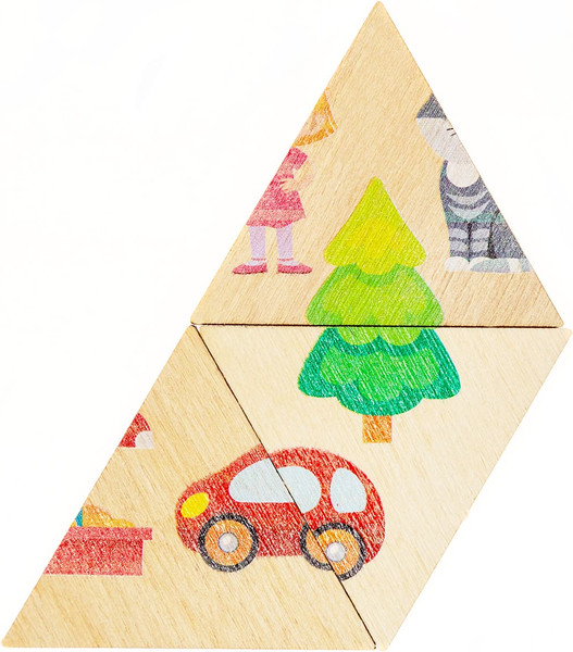 Изображение товара Развивающая игра Десятое королевство Занимательные треугольники / 00777