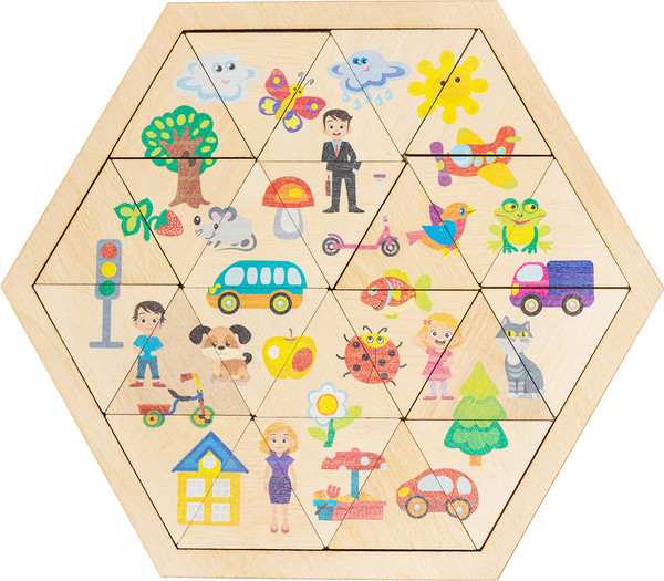 Изображение товара Развивающая игра Десятое королевство Занимательные треугольники / 00777