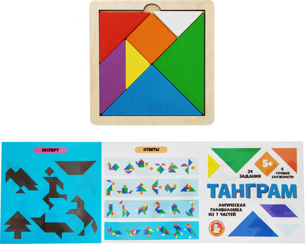 Изображение товара Развивающая игра Десятое королевство Танграм / 00786