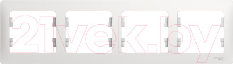 Изображение товара Рамка для выключателей и розеток Systeme (Schneider) Electric Glossa GSL000104