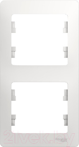 Изображение товара Рамка для выключателей и розеток Systeme (Schneider) Electric Glossa GSL000106