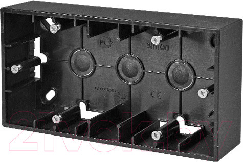 Изображение товара Коробка открытого монтажа Simon 1590752-038 (графитовый)