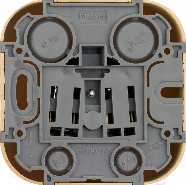 Изображение товара Розетка Legrand Quteo 782270 (дерево)