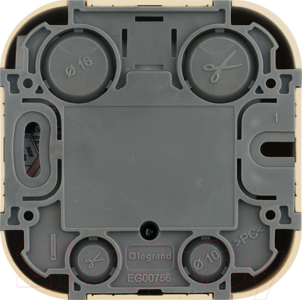 Изображение товара Розетка Legrand Quteo 782274 (дерево)