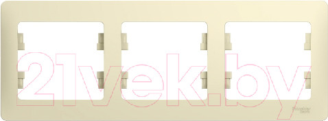 Изображение товара Рамка для выключателей и розеток Systeme (Schneider) Electric Glossa GSL000203