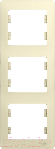 Изображение товара Рамка для выключателей и розеток Systeme (Schneider) Electric Glossa GSL000207