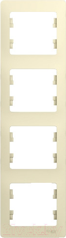 Изображение товара Рамка для выключателей и розеток Systeme (Schneider) Electric Glossa GSL000208