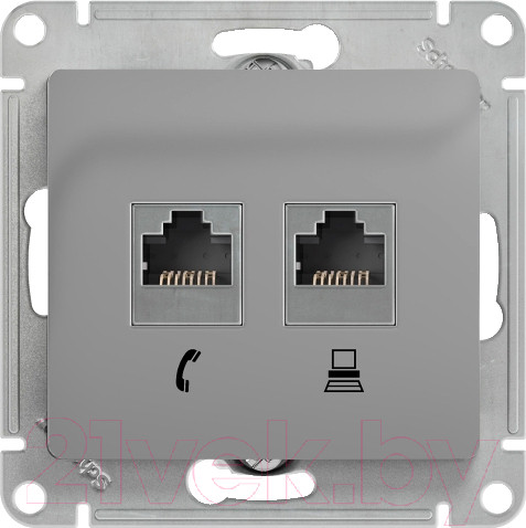 Изображение товара Розетка Systeme (Schneider) Electric Glossa GSL000385