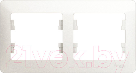 Изображение товара Рамка для выключателей и розеток Systeme (Schneider) Electric Glossa GSL000602