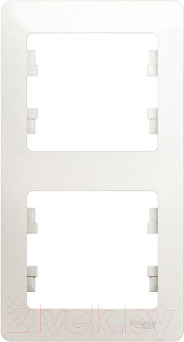 Изображение товара Рамка для выключателей и розеток Systeme (Schneider) Electric Glossa GSL000606