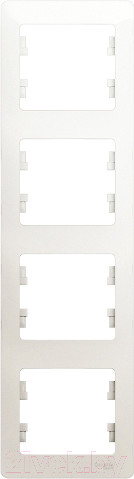 Изображение товара Рамка для выключателей и розеток Systeme (Schneider) Electric Glossa GSL000608