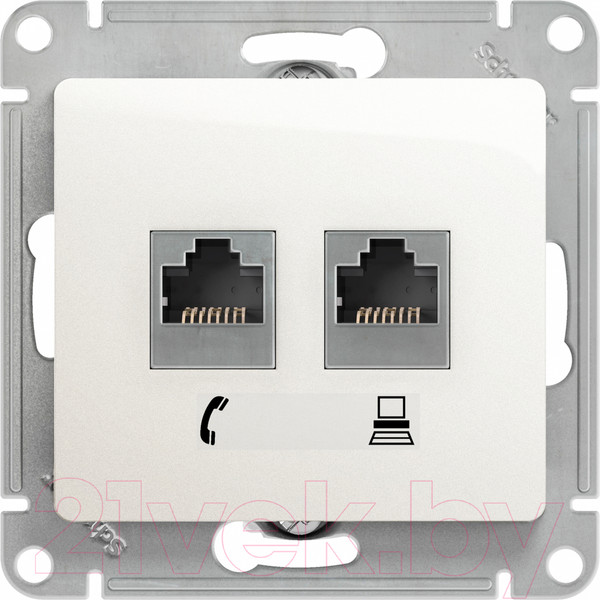 Изображение товара Розетка Systeme (Schneider) Electric Glossa GSL000685