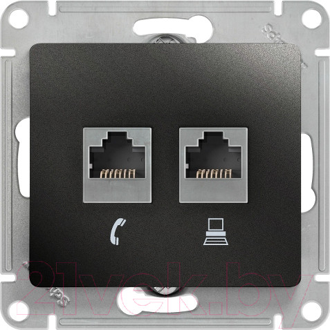 Изображение товара Розетка Systeme (Schneider) Electric Glossa GSL000785