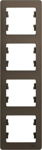 Изображение товара Рамка для выключателей и розеток Systeme (Schneider) Electric Glossa GSL000808